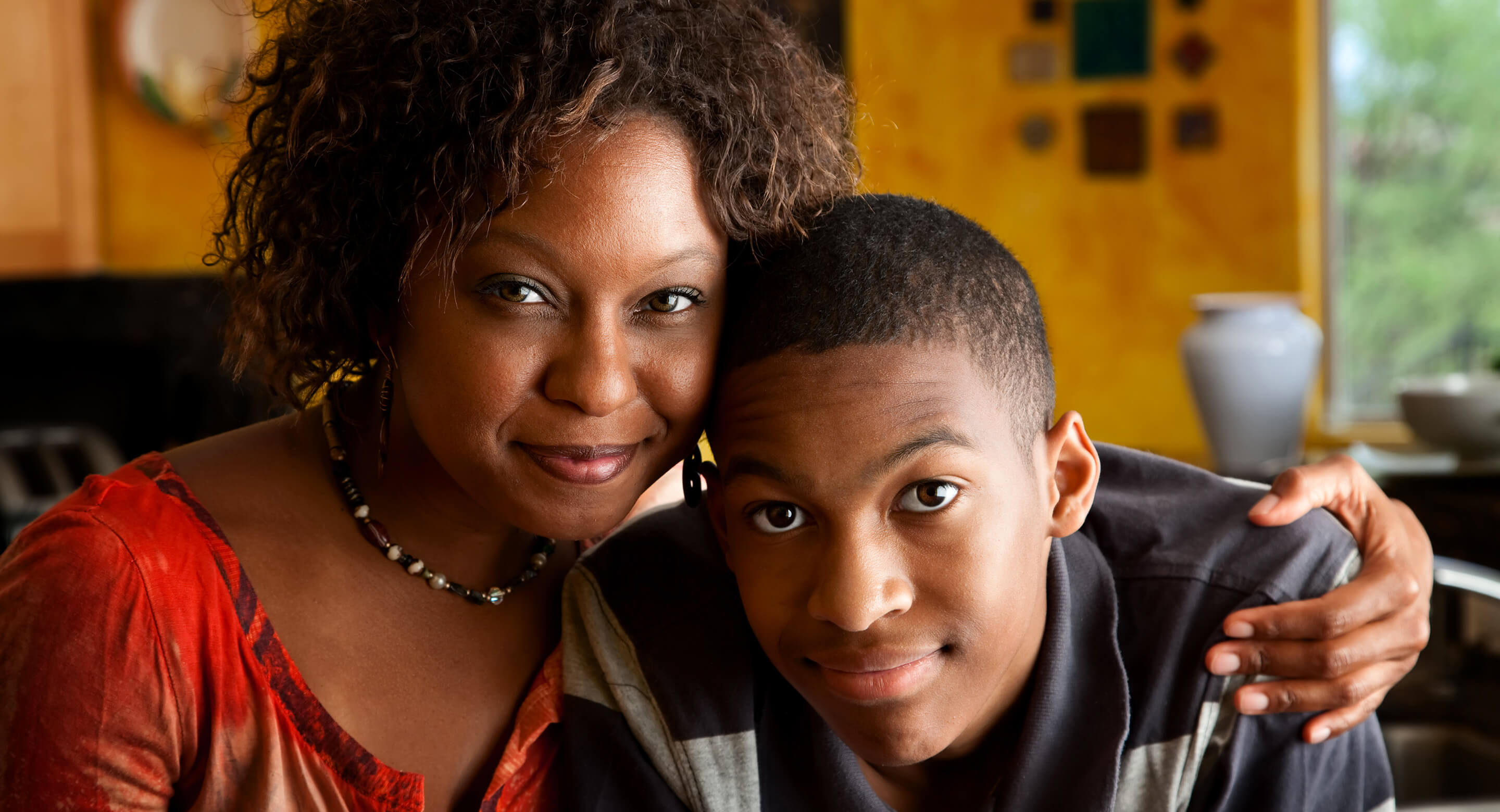 Mother and son